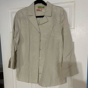 Beautiful silk/linen Sigrid Olsen top